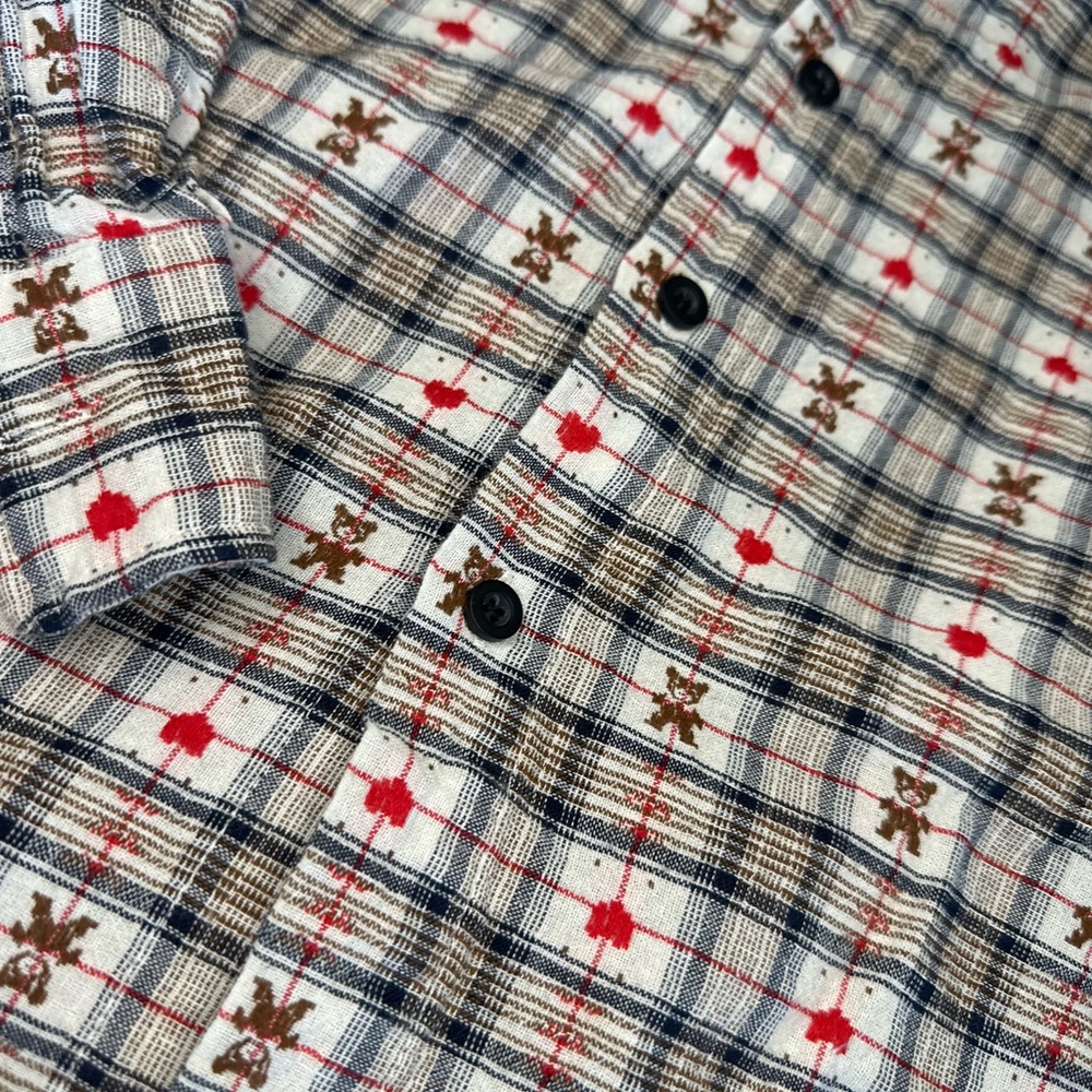 Aelfric Eden crochet heart pocket button down, like new, medium unisex style - Picture 4 of 11